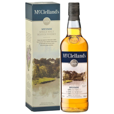 Виски McClelland's Speyside Single Malt in gift box 0,70 л фото