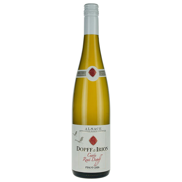 Вино Белое Полусухое Dopff & Irion Cuvee Rene Dopff Pinot Gris Alsace 2021 0,75 л фото