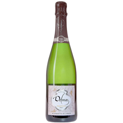 Вино игристое Белое Брют Delmas Tradition Brut Blanquette de Limoux 0,75 л фото