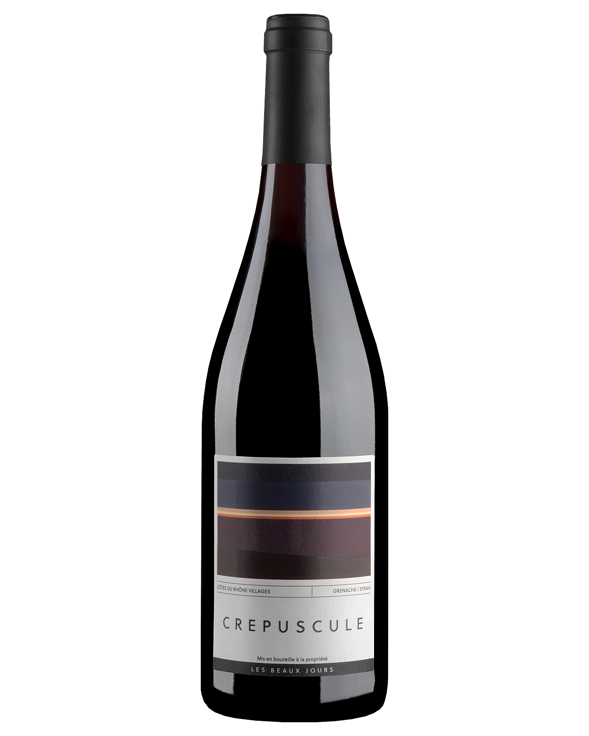Вино Красное Сухое Les Beaux Jours Crepuscule Cotes du Rhone Villages 2020 0,75 л фото