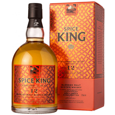 Виски Spice King Highland & Islay Limited Edition 12 Years Old Blended Malt in gift box 0,70 л фото