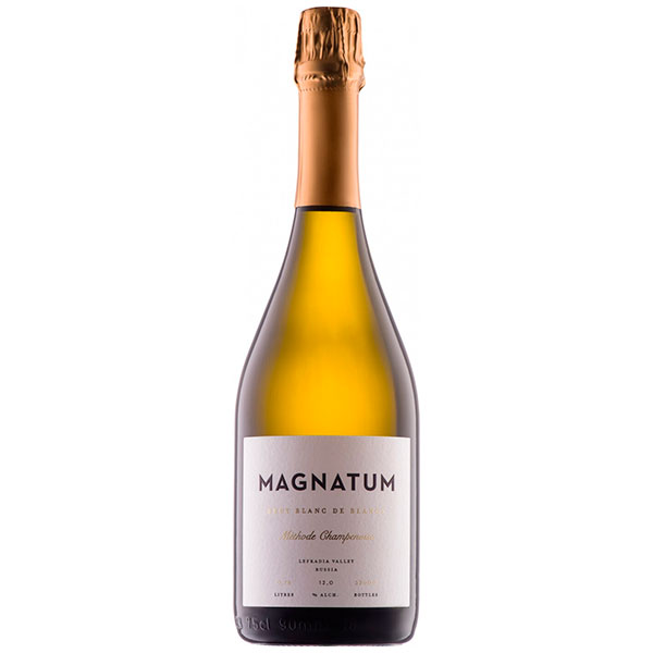 Вино игристое Белое Брют Lefkadia Magnatum Blanc de Blancs Brut Kuban Krymsk 2019 0,75 л фото