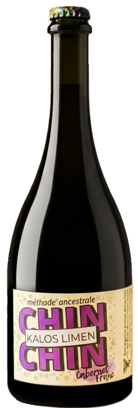 Вино игристое Розовое Экстра Брют Kalos Limen Chin-Chin Cabernet Franc 0,75 л фото