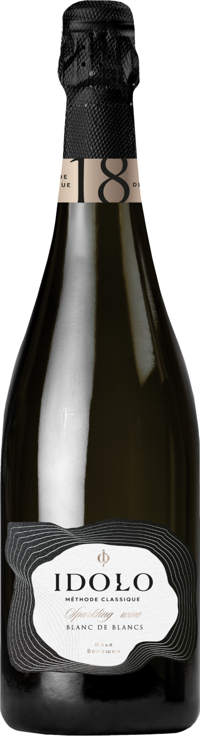 Вино игристое Белое Брют Idolo Blanc de Blancs 2023 0,75 л фото