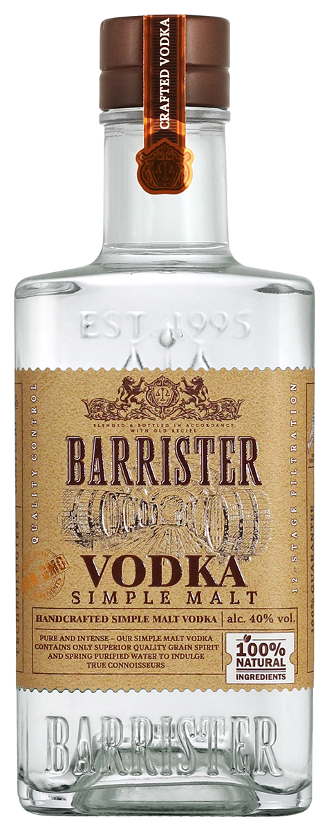 Водка Barrister Simple Malt 0,5 л фото