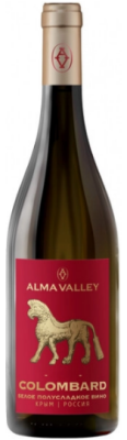 Вино Белое Полусладкое Alma Valley Colombard Crimea 2021 0,75 л фото