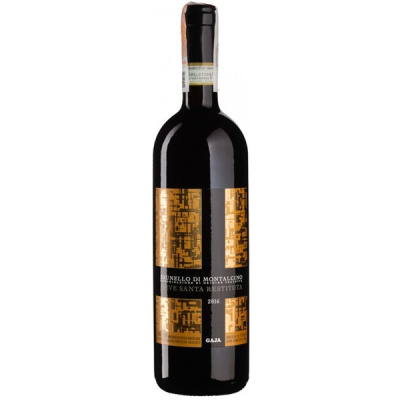 Вино Красное Сухое Gaja Pieve Santa Restituta Brunello di Montalcino 2016 0,75 л фото