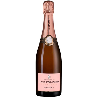 Вино игристое Розовое Брют Louis Roederer Rose Brut Champagne 2017 0,75 л фото