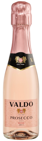 Вино игристое Вальдо Розе Брют Просекко 2023 Розовое Брют 11% 0,2 л фото