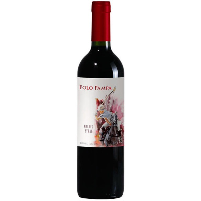 Вино Красное Сухое Polo Pampa Malbec Syrah Mendoza 2023 0,75 л фото