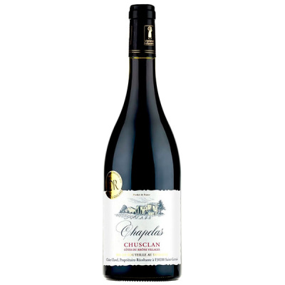 Вино Красное Сухое Chapelas Chusclan Cotes du Rhone Villages 2018 0,75 л фото