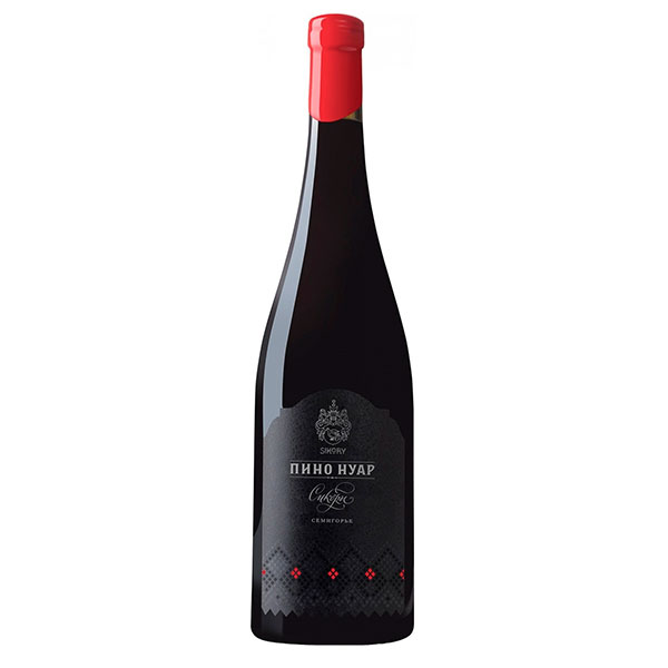 Вино Красное Сухое Sikory Pinot Noir Semigorie 2023 0,75 л фото