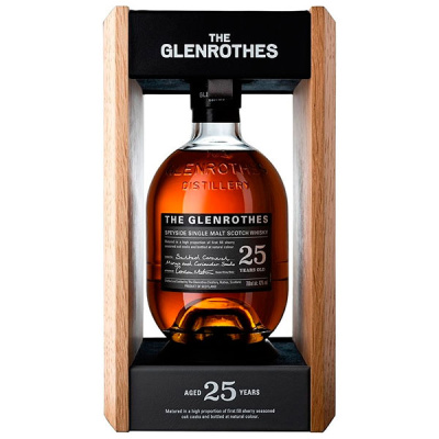 Виски Glenrothes 25 Years Old Single Malt Speyside in gift box 0,70 л фото