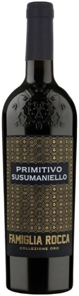 Вино Красное Полусухое Famiglia Rocca Collezione Oro Primitivo Susumaniello Puglia 2022 0,75 л фото