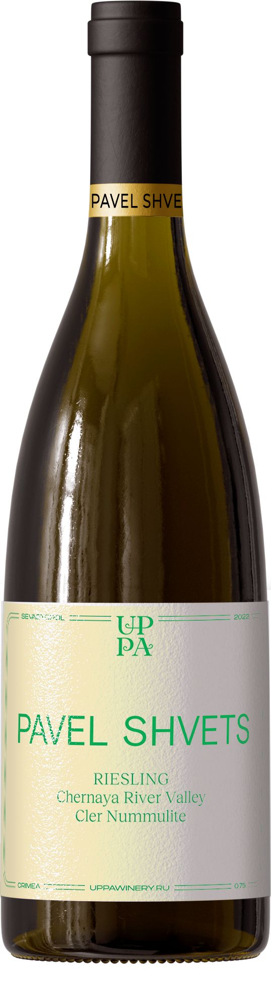 Вино Белое Сухое Pavel Shvets Riesling Cler Nummulite 2022 0,75 л фото