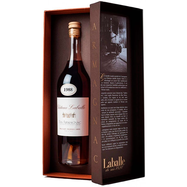 Арманьяк Chateau Laballe Bas Armagnac 1988 0,7 л фото