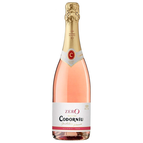 Вино игристое Розовое Codorniu Zero Rose 2021 л фото