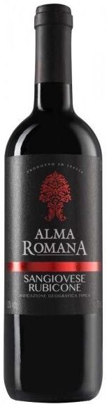 Вино Красное Полусухое Alma Romana Sangiovese Rubicone 2024 0,75 л фото