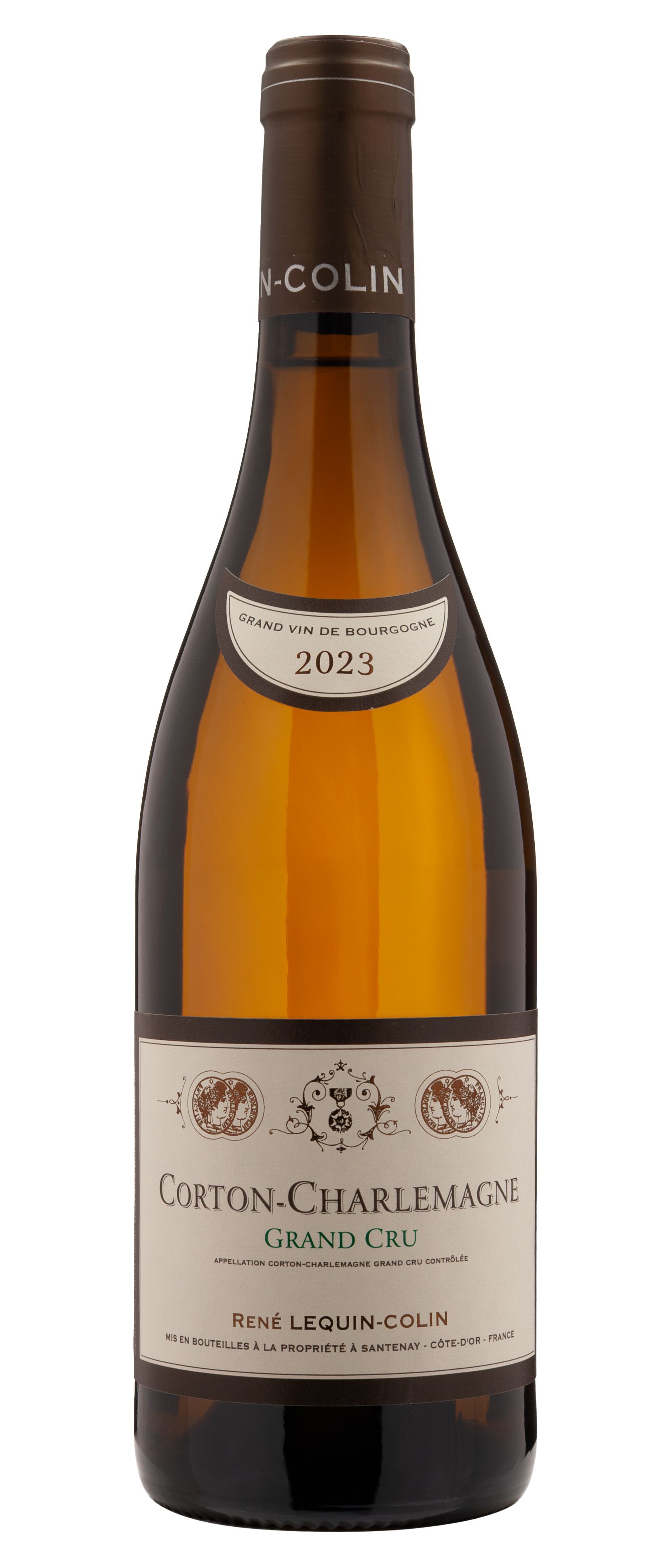 Вино Белое Сухое Rene Lequin-Colin Corton-Charlemagne Grand Cru 2023 0,75 л фото