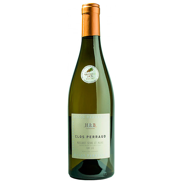 Вино Белое Сухое Huteau Boulanger Clos Perraud Vieilles Vignes Muscadet Sevre et Maine sur Lie 2017 0,75 л фото