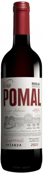Вино Красное Сухое Bilbainas Vina Pomal Crianza Rioja 2021 0,75 л фото