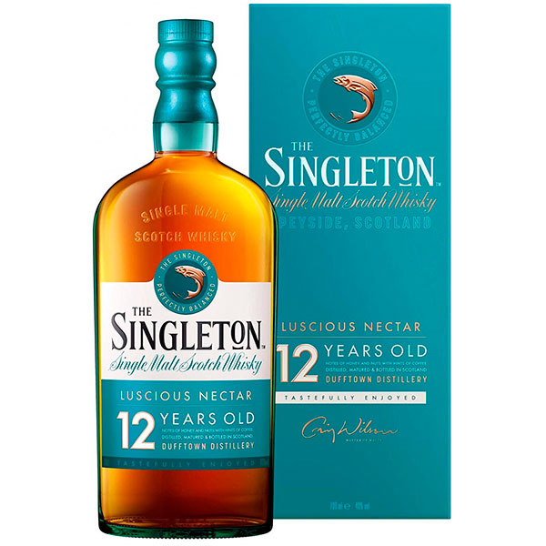 Виски Dufftown Singleton 12 Years Old Single Malt Speyside in gift box 0,7 л фото