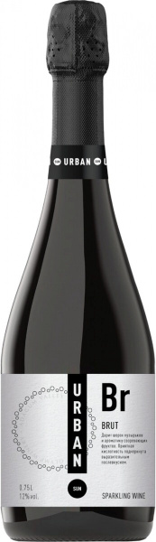 Вино игристое Белое Брют Urban Sun Brut 0,75 л фото