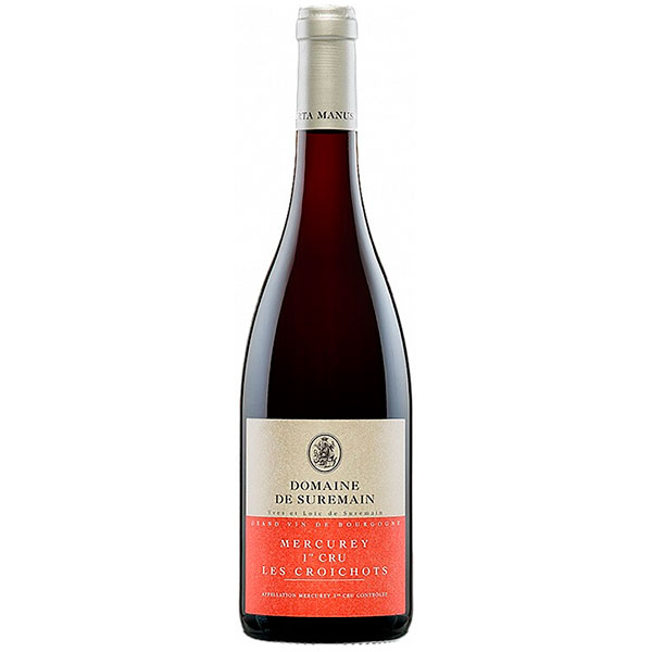 Вино Красное Сухое Domaine de Suremain Mercurey 1-er Cru Les Croichots 2019 0,75 л фото