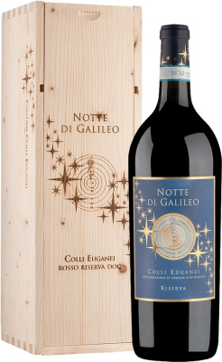 Вино Красное Сухое Notte di Galileo Riserva Colli Euganei in wooden box 2018 1,5 л фото