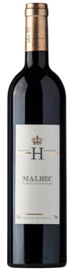 Вино Красное Полусухое Malbec du Prince de Danemark Cotes du Lot 2022 0,75 л фото