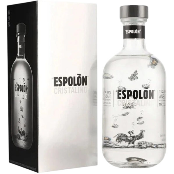 Текила Espolon Cristalino in gift box 0,75 л фото