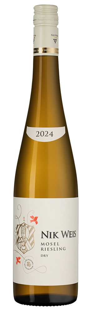 Вино Белое Полусухое Nik Weis Riesling 2024 0,75 л фото