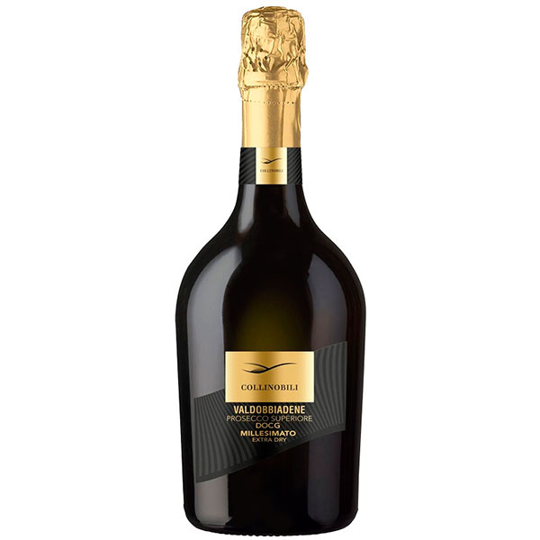 Вино игристое Белое Сухое Collinobili Valdobbiadene Prosecco Superiore Millesimato Extra Dry 2022 0,75 л фото