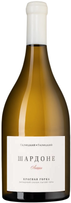 Вино Белое Сухое Galitskiy & Galitskiy Krasnaia Gorka Chardonnay Acacia Kuban 2022 1,5 л фото