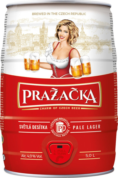 Пиво Светлое Prazacka mini keg 5 л фото