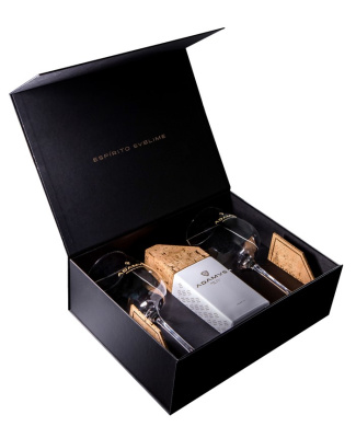 Джин Adamus Organic Dry with 2 glasses in gift box 0,7 л фото