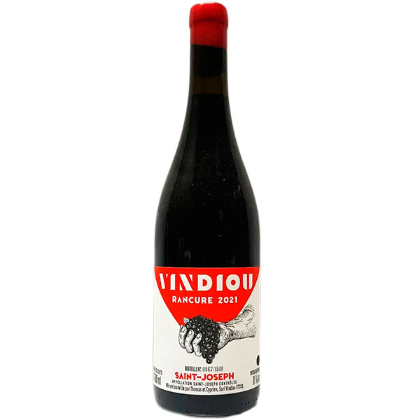 Вино Красное Сухое Vindiou Rancure Saint-Joseph 2021 0,75 л фото