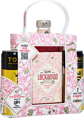Джин Lockwood Blooming Pink gift set with two tonics 0,5 л фото