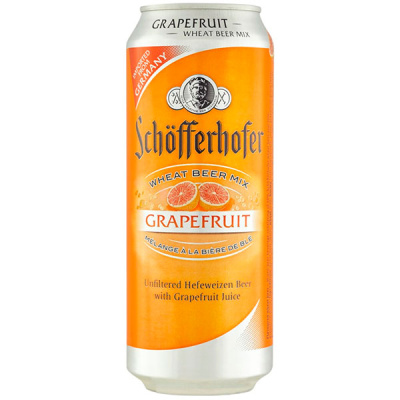 Пиво Schofferhofer Grapefruit 0,50 л фото