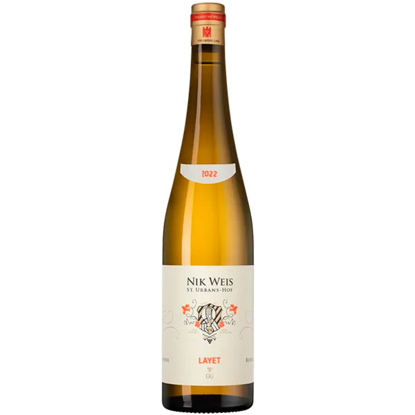 Вино Белое Сухое Nik Weis St. Urbans-Hof Mosel Layet GG 2022 0,75 л фото