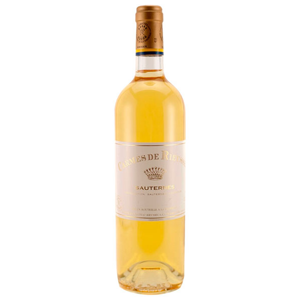 Вино сладкое Белое Сладкое Les Carmes de Rieussec Sauternes 2013 0,75 л фото