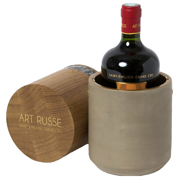 Вино Шато Ла Грас Дьё Де Приёр Арт Рюс Сент-Эмильон Гран Крю в бетонной тубе 2014 красное сухое 13,5% 0,75 л фото