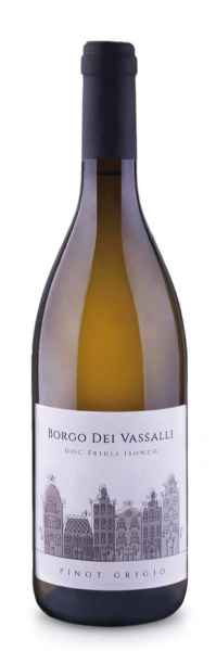Вино Белое Сухое Borgo dei Vassalli Pinot Grigio Friuli Isonzo 2024 0,75 л фото