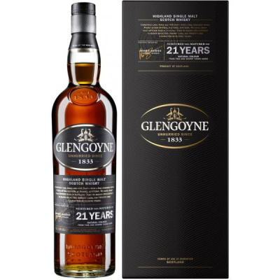 Виски Glengoyne 21 Years Old Single Malt Highland in gift box 0,7 л фото