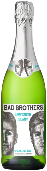 Вино игристое Белое Брют Bad Brothers Sauvignon Blanc Robertson 0,75 л фото