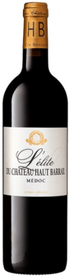 Вино Красное Сухое L'Elite du Chateau Haut Barrail Medoc 2020 0,75 л фото