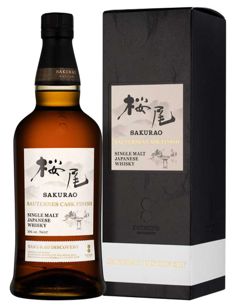Виски Sakurao Single Malt Sauternes Cask Finish in gift box 0,7 л фото