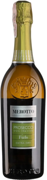Вино игристое Белое Сухое Merotto Furlo Treviso Prosecco Extra Dry 0,75 л фото