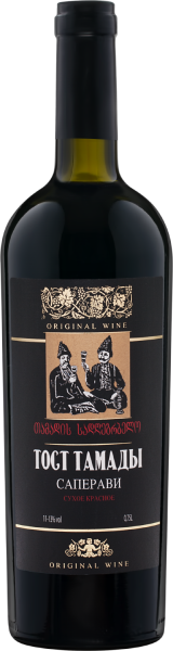Вино Красное Сухое Tost Tamady Saperavi 0,75 л фото