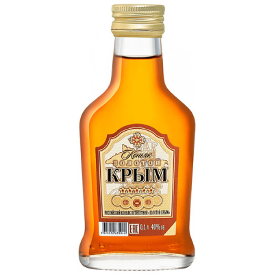 Бренди Zolotoj Krym 5 Years 0,1 л фото